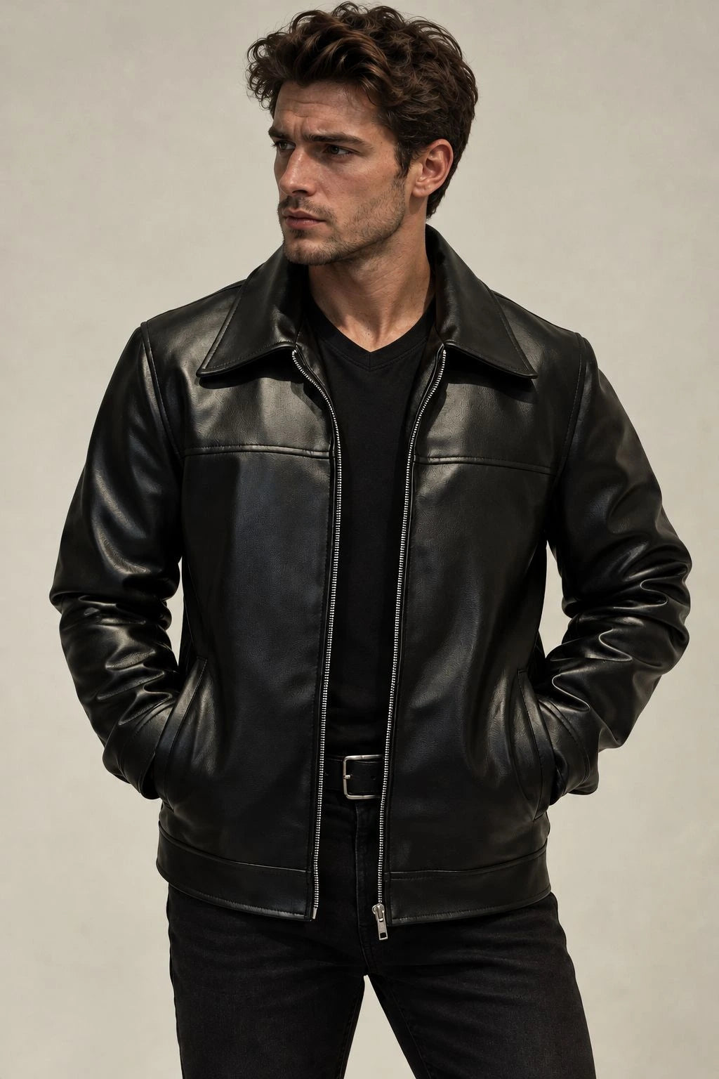 Men’s Yok Black Mafia Style Jacket