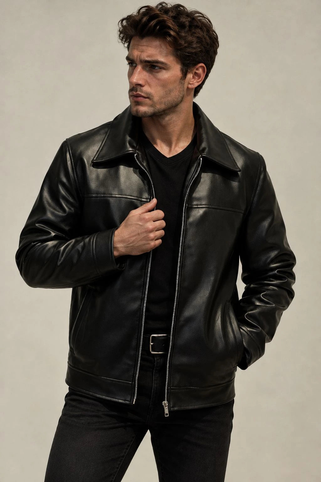 Men’s Yok Black Mafia Style Jacket